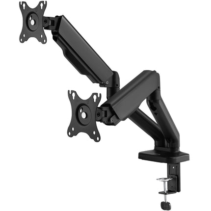 Monoarm doppelt mit Feder 17"-32" Schwarz
