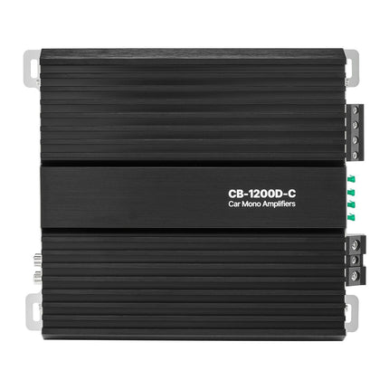 Monoblock Car Amplifier 1200W RMS, Class D, Remote Bass