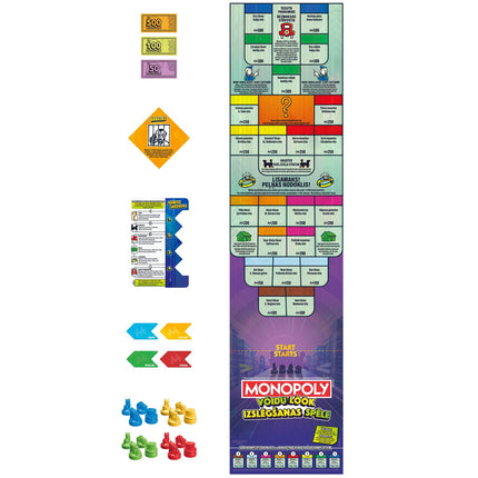 Monopoly Boardgame Knockout (en langue estonienne et lettone)