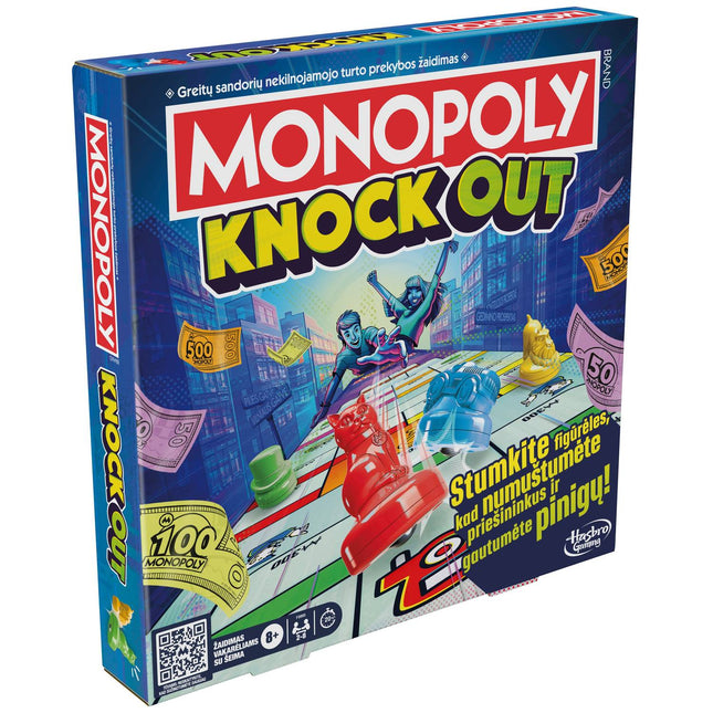 Monopoly Boardgame Knockout (en langue lituanienne)