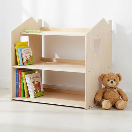 Bibliothèque Montessori pour enfants, étagère en forme de maison, MDF