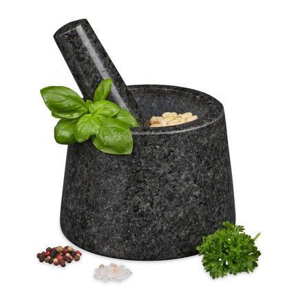 Mörtel Granit mit Schlag