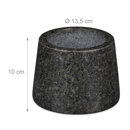Mörtel Granit mit Schlag