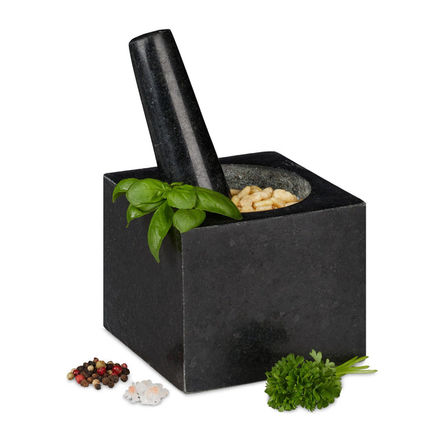 Mörtel Granit mit Schlag