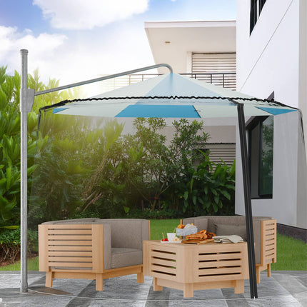 Moustiquaire pour parasol, maille polyester réglable