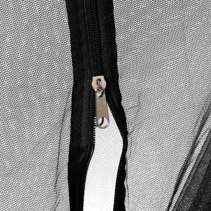Moustiquaire pour parasol, maille polyester réglable