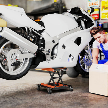 Support élévateur pour moto, capacité de 500 kg, hauteur réglable