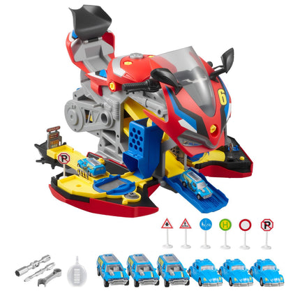 Motorcycle Mechanic Workshop Toy, 25-Piece, Lights & Sounds