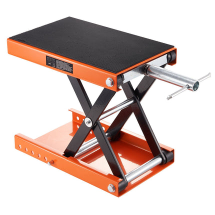 Motorcycle Scissor Jack Lift, 1100 lb Wide Deck