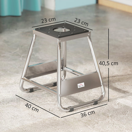 Motorradständer, Universal Stahl, 500kg Tragkraft, Grau
