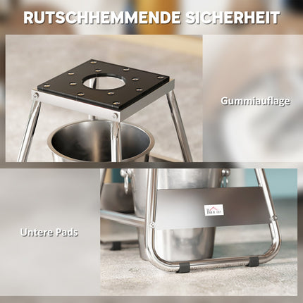 Motorradständer, Universal Stahl, 500kg Tragkraft, Grau
