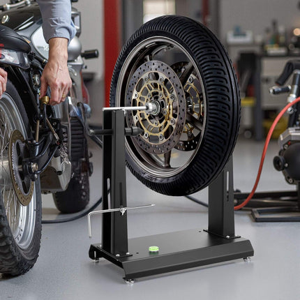 Motorcycle Wheel Balancer and Truing Stand, 40 kg Capacity