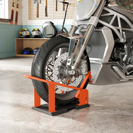 Motorrad-Radklemme, verstellbar, Stahl, 816,5 kg Tragkraft