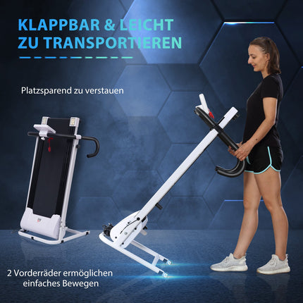 Motorisiertes, klappbares Laufband, 12 Programme, 100 kg Tragkraft