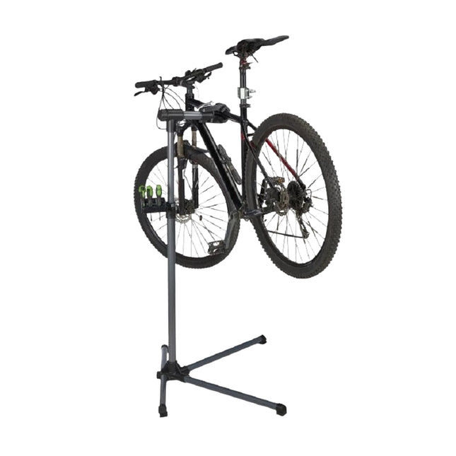 Montageständer für Fahrrad mit Ablage