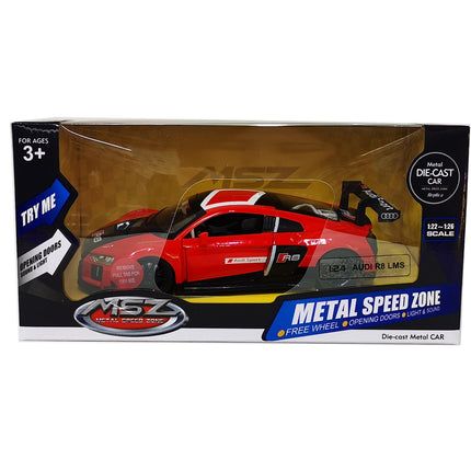 Msz Modèle moulé sous pression Audi R8 Lms, échelle 1:24