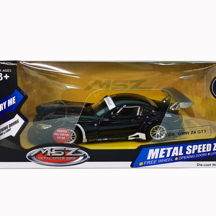Modèle moulé sous pression Msz Bmw Z4 Gt3, échelle 1:24