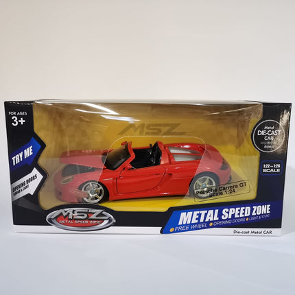 Msz Modèle moulé sous pression Porsche Carrera Gt, échelle 1:24