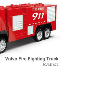 Msz Modèle moulé sous pression Volvo Fire Engine, échelle 1:72