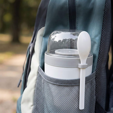 Müslibecher To-Go mit Löffel, 4er-Pack, BPA-freier Kunststoff
