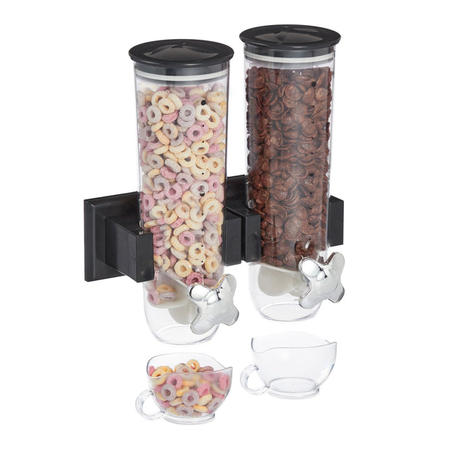 Distributeur de muesli double pour montage mural