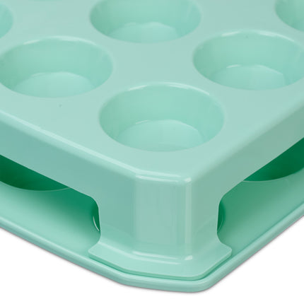 Muffin-Cupcake-Aufbewahrungsbox, fasst 24, zweistufig