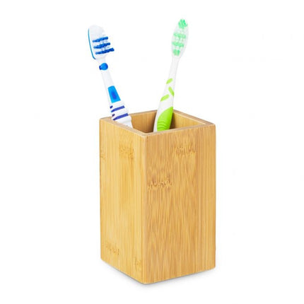 Tasse pour brosse à dents en bambou