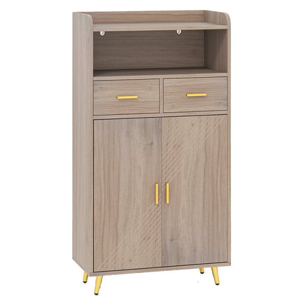 Armoire polyvalente avec étagère réglable et tiroirs