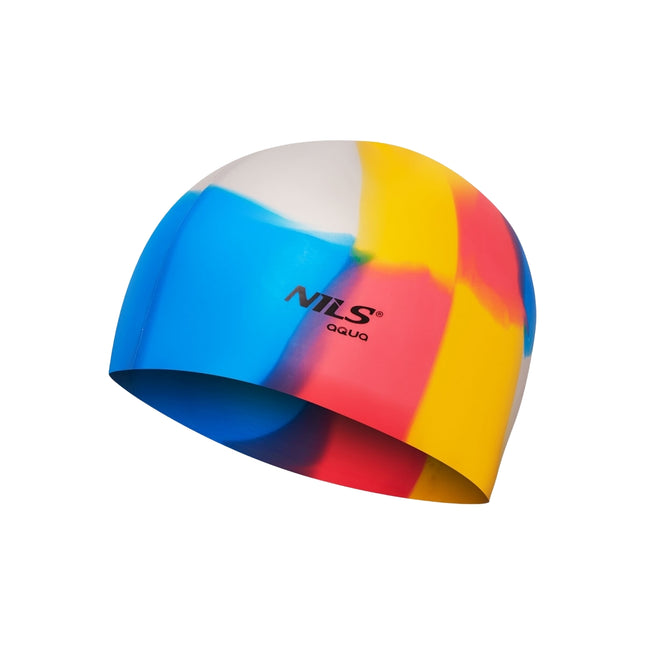 Bonnet de bain en silicone multicolore M10