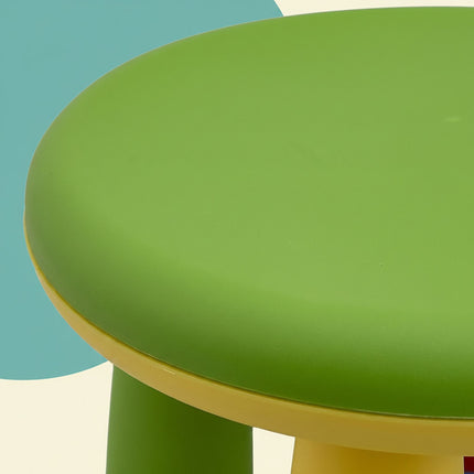 Tabouret enfant multicolore en plastique, hauteur d'assise 26 cm