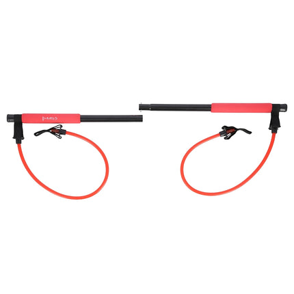 Ensemble de barres de Pilates multifonctions avec bandes de résistance