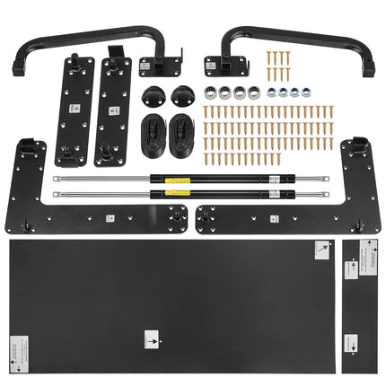 Murphy Bed Hardware Kit, Full Size Horizontal Gas Struts