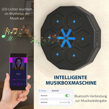 Elektronisches LED Bluetooth Boxziel - Wandmontage, Heimgebrauch