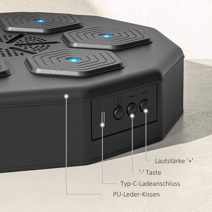Elektronisches LED Bluetooth Boxziel - Wandmontage, Heimgebrauch