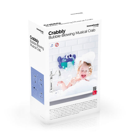 Musikalische Krabbe mit Seifenblasen für die Badewanne Crabbly InnovaGoods