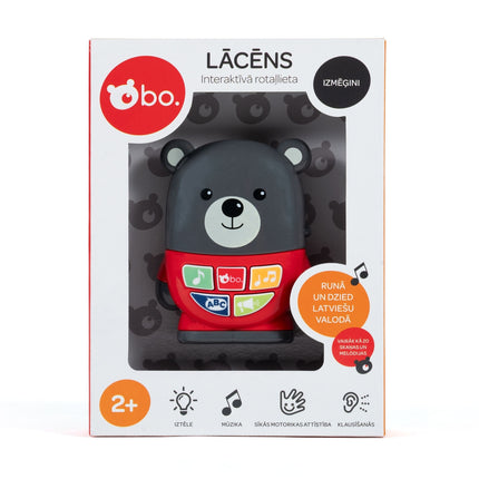 Jouet musical pour bébé, ours interactif avec sons