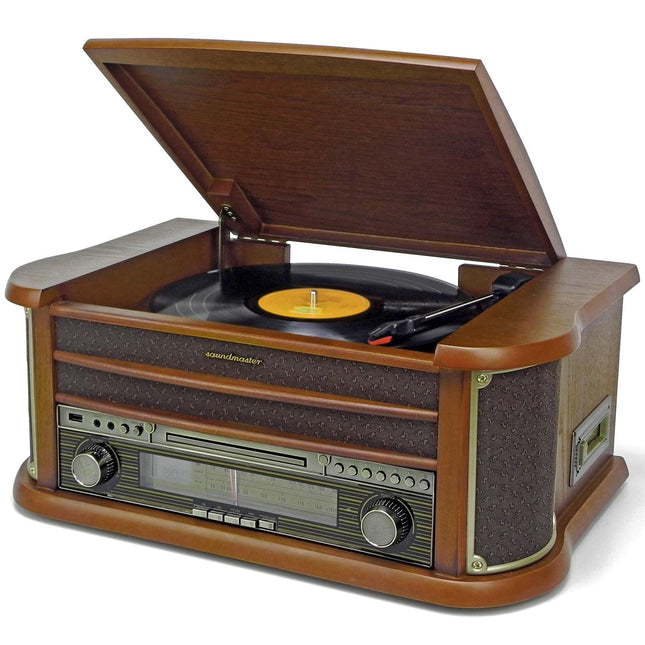 NR560 Musiksystem im Retro-Stil.