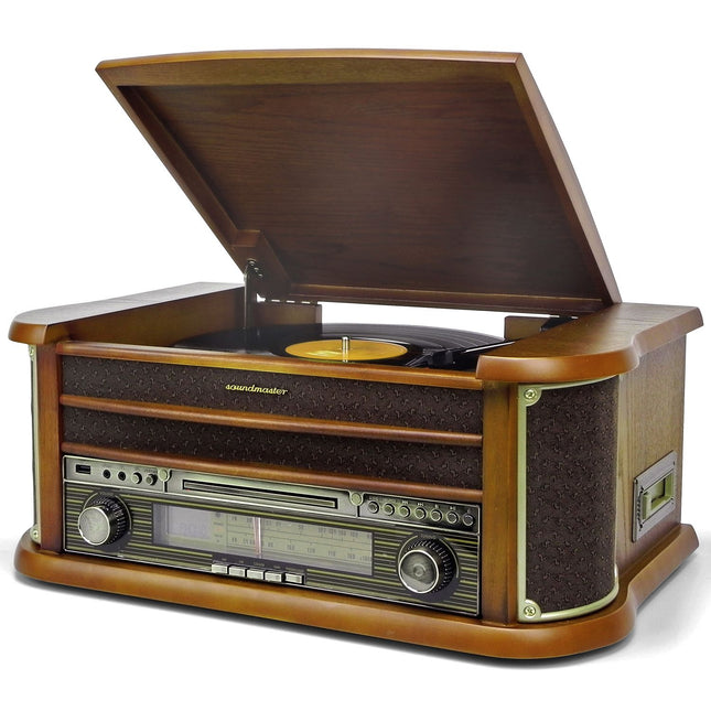 NR560 Musiksystem im Retro-Stil.