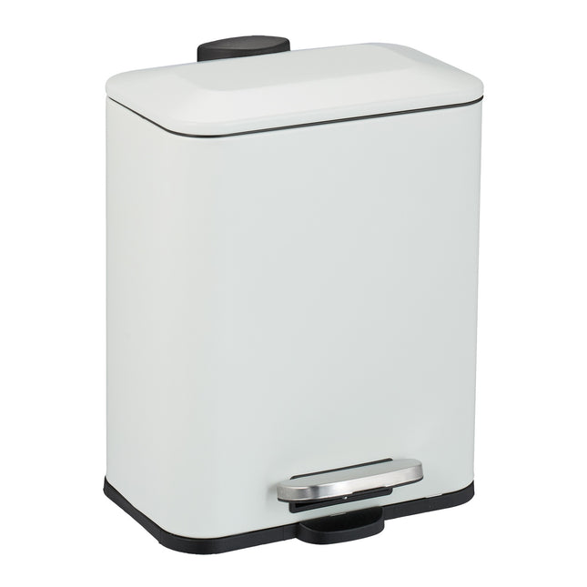 Schmaler Badezimmereimer 5L – Soft-Close, Fußpedal