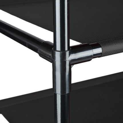 Schmaler Schuhschrank mit Stoffablagen, platzsparendes Design
