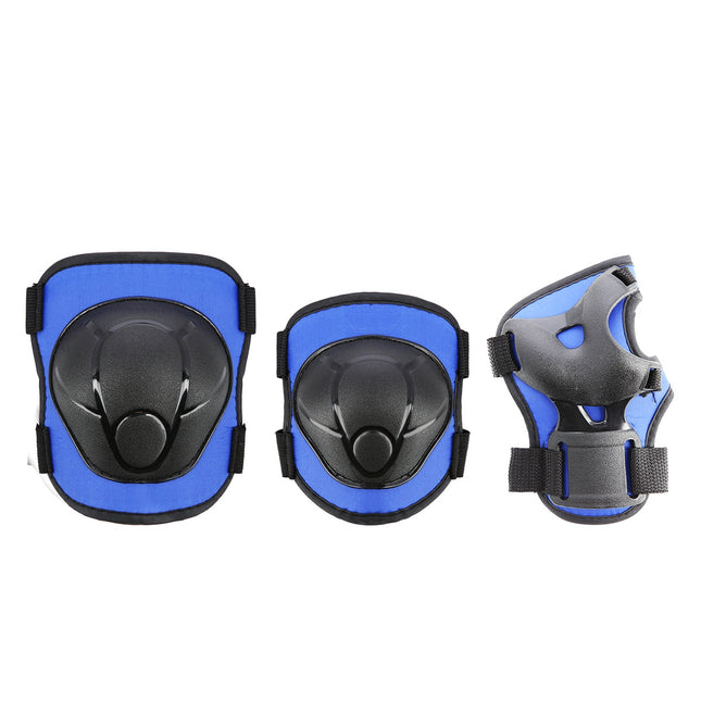 Ensemble de protections bleu marine XS - Casque, coude, genou