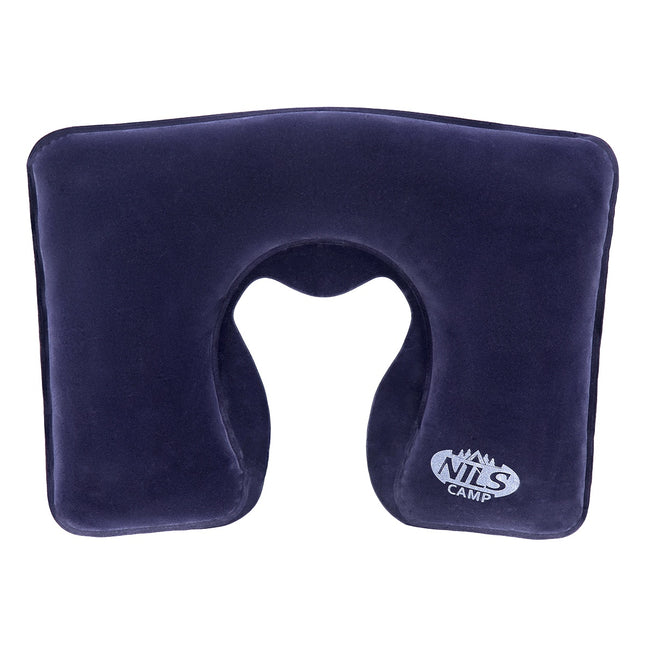 Coussin de nuque, bleu, confort de voyage