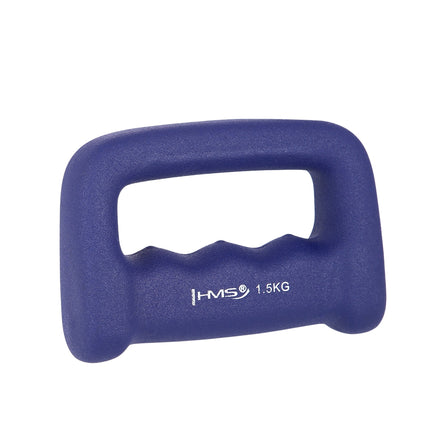 Haltère de trempage en néoprène 1,5 kg, bleu foncé
