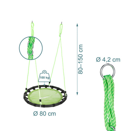 Nestschaukel 80 cm – Gartenspaß & Entspannung