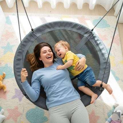 Balançoire nid pour enfants, capacité de 300 kg, résistante aux intempéries