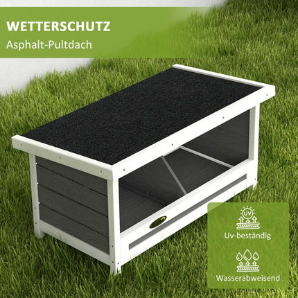 Hühnernest, wetterfestes Dach, Fichte, 66x37x34 cm
