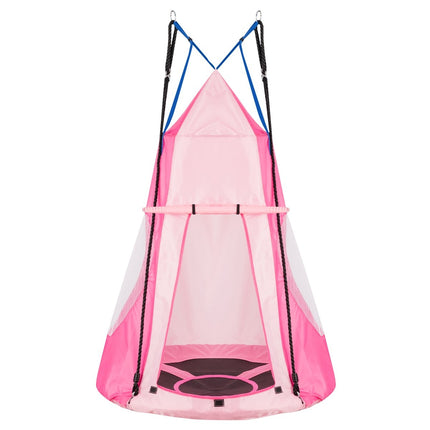 Balançoire pour enfants Nest swing Capacité de charge max. 150 kg 100 cm de diamètre rose