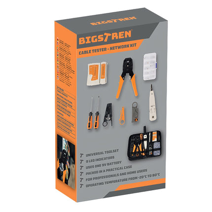 Kit de test de câbles réseau - Ensemble complet