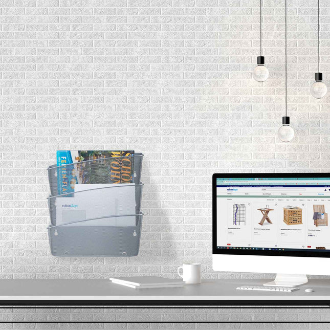 Zeitungshalter Wand 3er Set