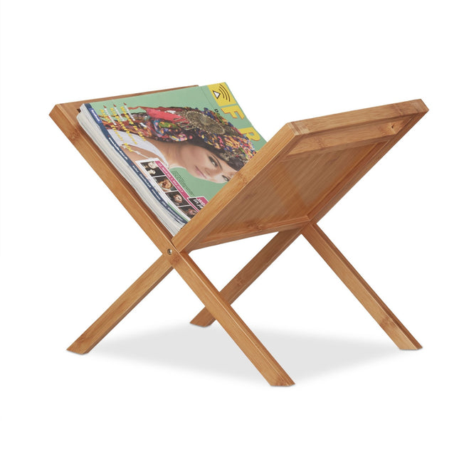 Zeitungsständer aus Bambus